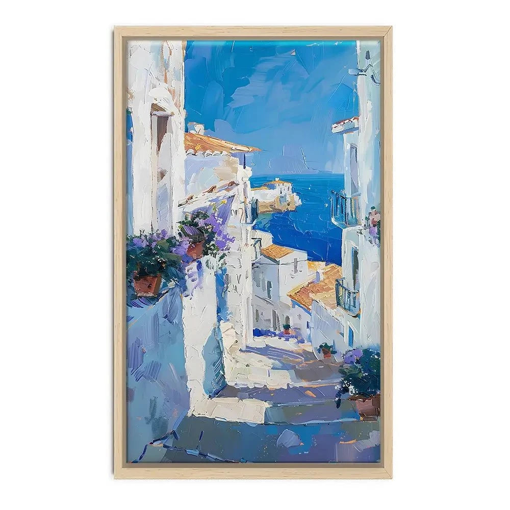 Town On The Coast Canvas Print Town On The Coast Canvas Print wall art product Elena Avanesova