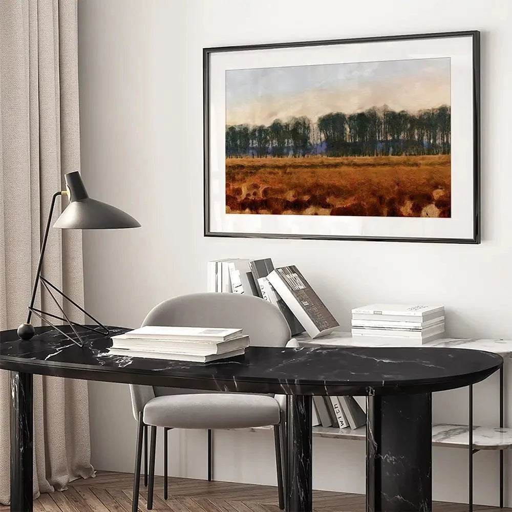 Tranquil Gathering Framed Art Print Tranquil Gathering Framed Art Print wall art product Alonzo Saunders