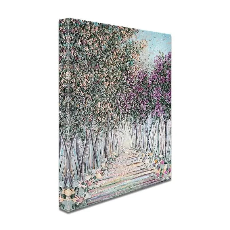 Tranquil Trail Canvas Print Tranquil Trail Canvas Print wall art product Nada Khatib