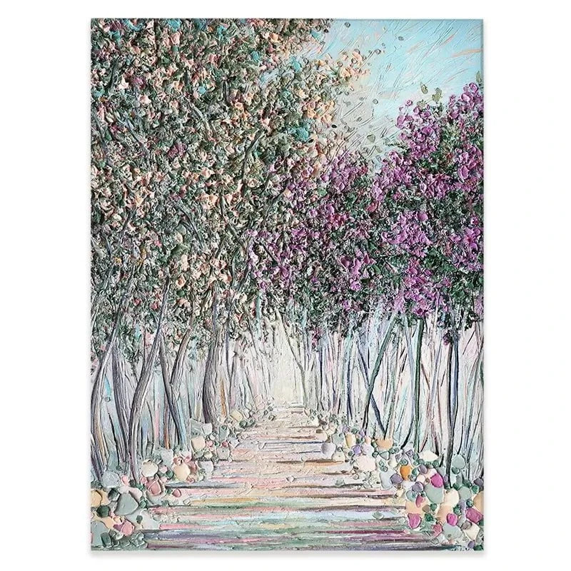 Tranquil Trail Canvas Print Tranquil Trail Canvas Print wall art product Nada Khatib