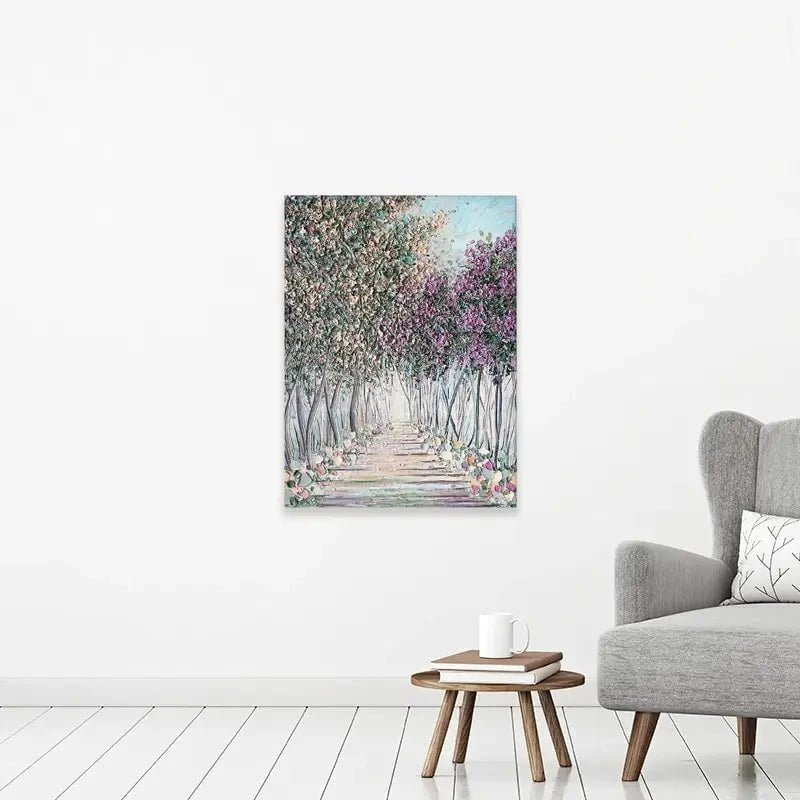 Tranquil Trail Canvas Print Tranquil Trail Canvas Print wall art product Nada Khatib