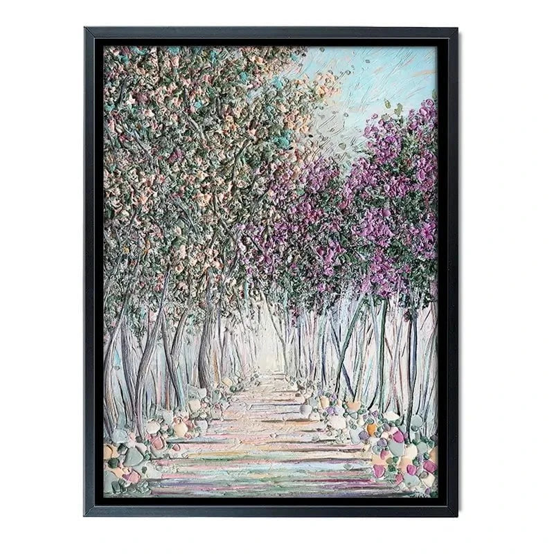 Tranquil Trail Canvas Print Tranquil Trail Canvas Print wall art product Nada Khatib