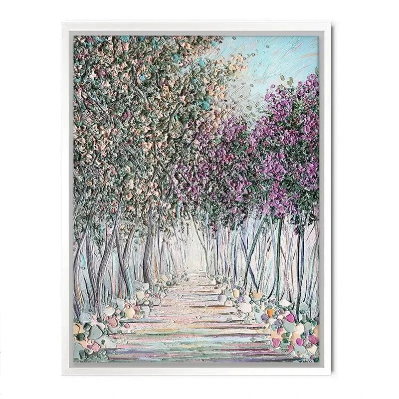 Tranquil Trail Canvas Print Tranquil Trail Canvas Print wall art product Nada Khatib