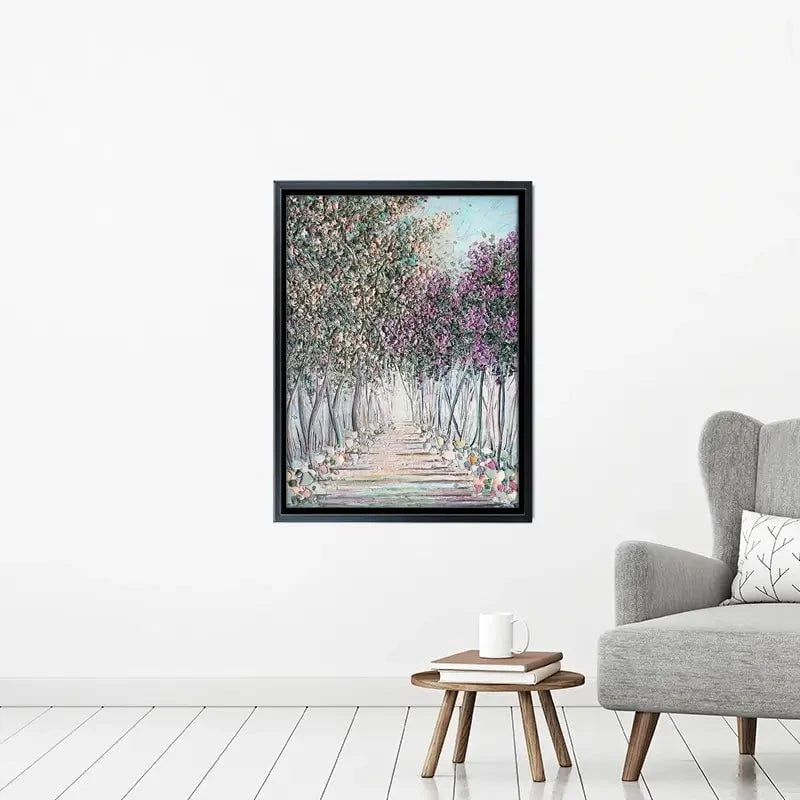 Tranquil Trail Canvas Print Tranquil Trail Canvas Print wall art product Nada Khatib