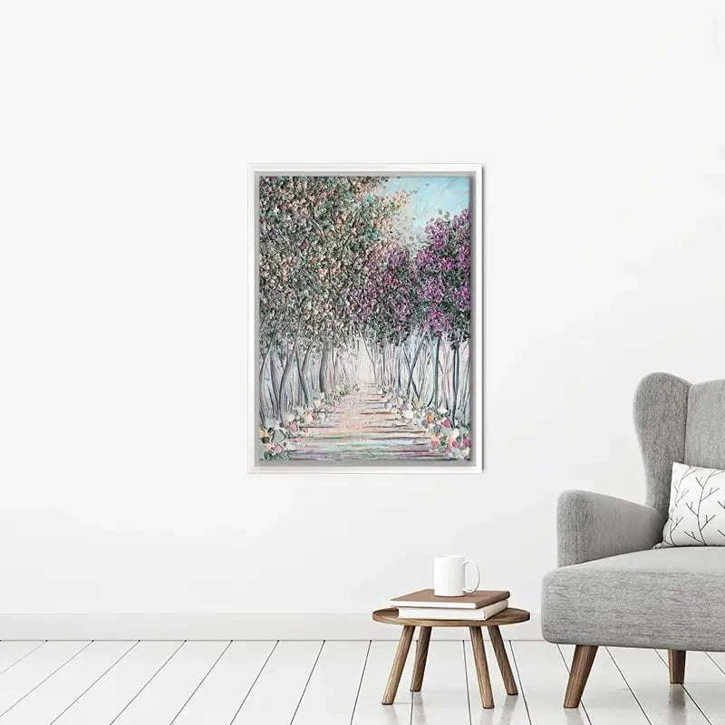 Tranquil Trail Canvas Print Tranquil Trail Canvas Print wall art product Nada Khatib
