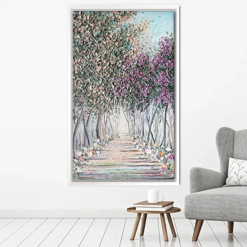 Tranquil Trail Canvas Print Tranquil Trail Canvas Print wall art product Nada Khatib