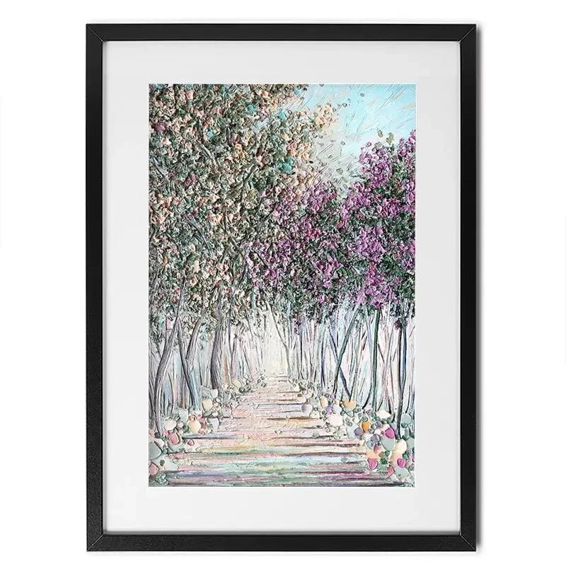 Tranquil Trail Framed Art Print Tranquil Trail Framed Art Print wall art product Nada Khatib