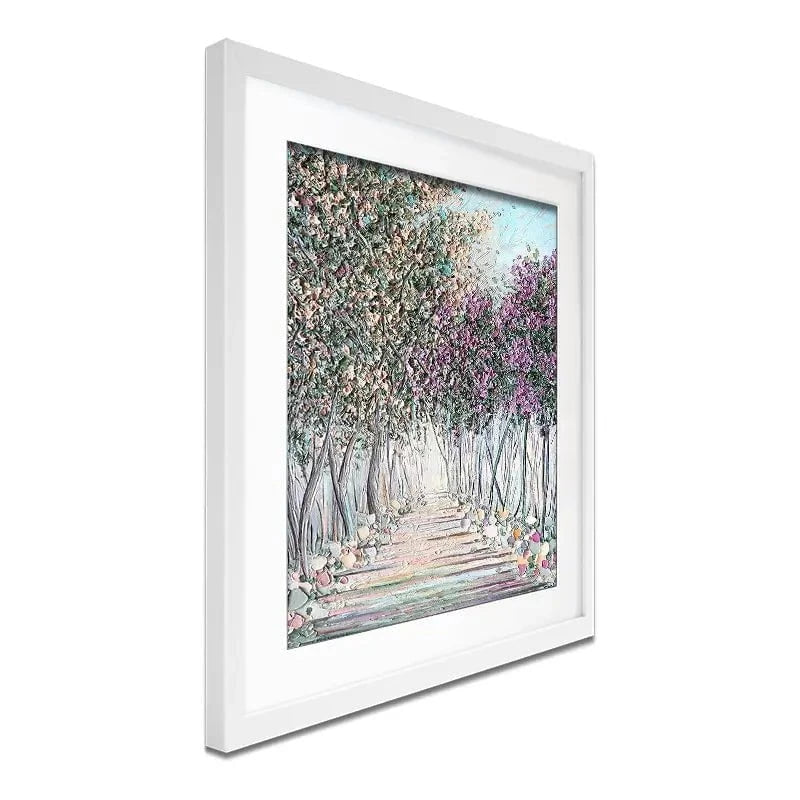 Tranquil Trail Framed Art Print Tranquil Trail Framed Art Print wall art product Nada Khatib