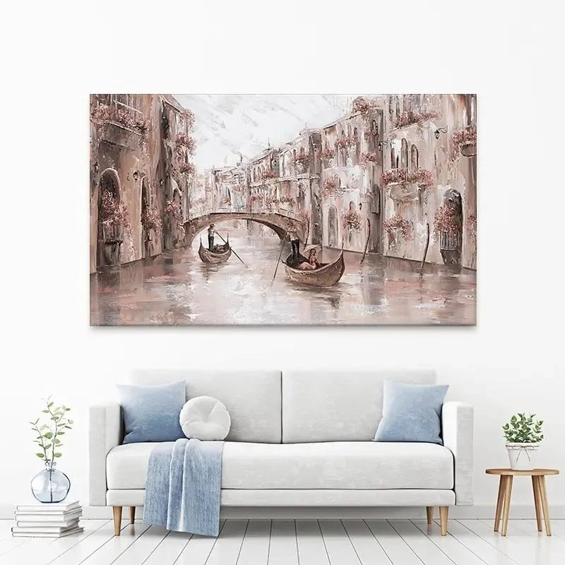 Tranquility In Venice Canvas Print Tranquility In Venice Canvas Print wall art product Isabella Karolewicz