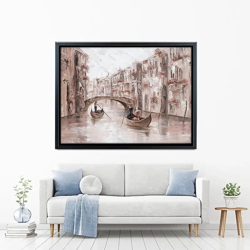 Tranquility In Venice Canvas Print Tranquility In Venice Canvas Print wall art product Isabella Karolewicz