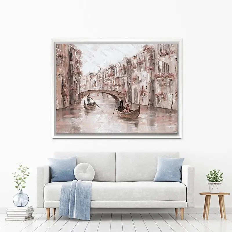 Tranquility In Venice Canvas Print Tranquility In Venice Canvas Print wall art product Isabella Karolewicz