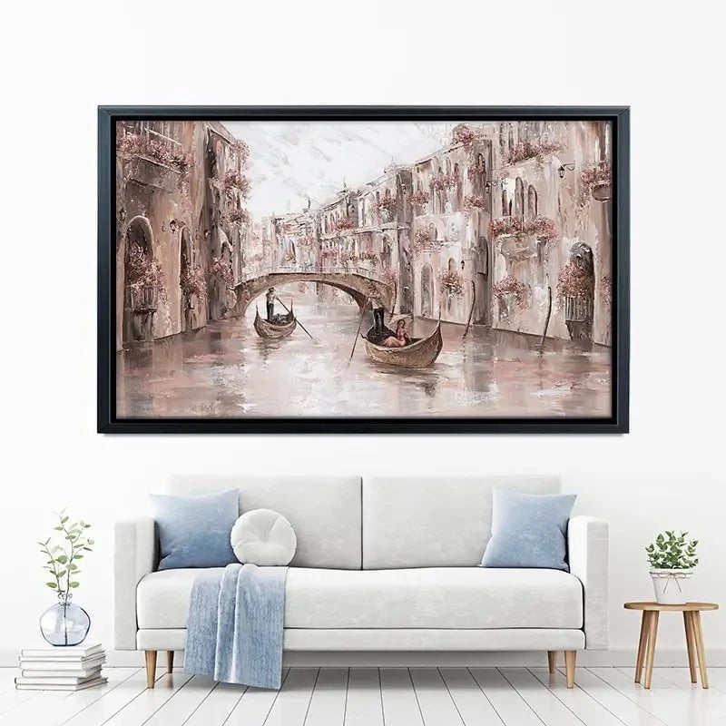 Tranquility In Venice Canvas Print Tranquility In Venice Canvas Print wall art product Isabella Karolewicz