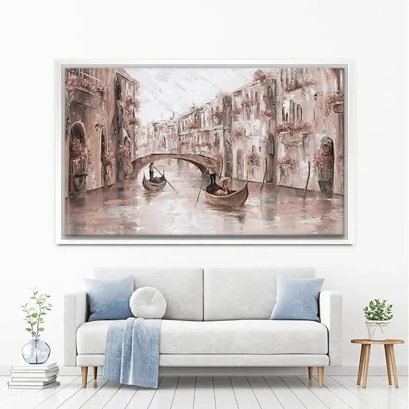 Tranquility In Venice Canvas Print Tranquility In Venice Canvas Print wall art product Isabella Karolewicz