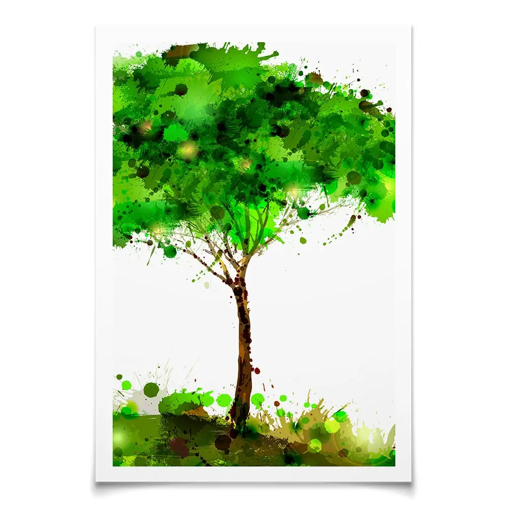 Tree Blots Art Print Tree Blots Art Print wall art product antart / Shutterstock