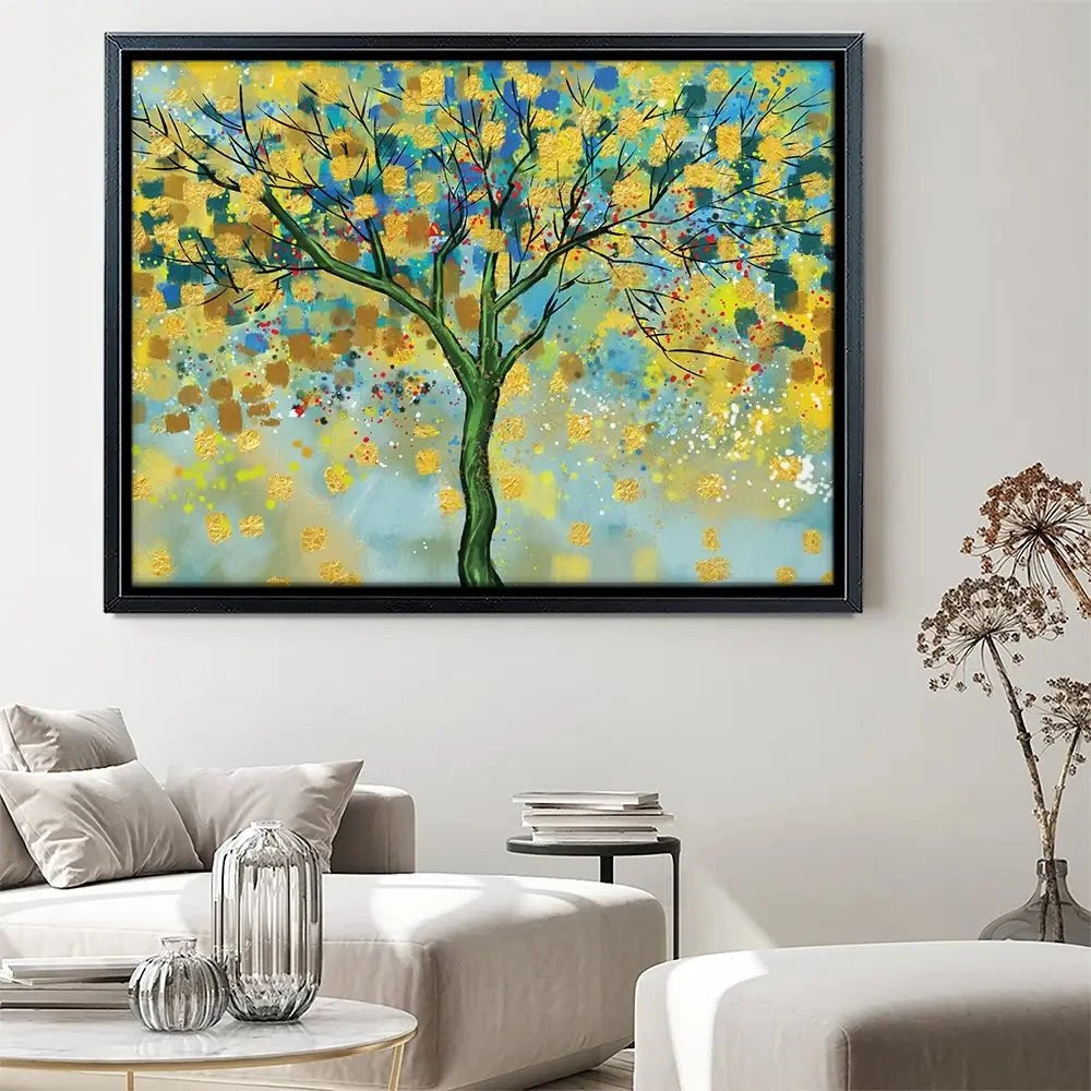 Tree In Colour Canvas Print Tree In Colour Canvas Print wall art product MA_3dwallpaper / Shutterstock