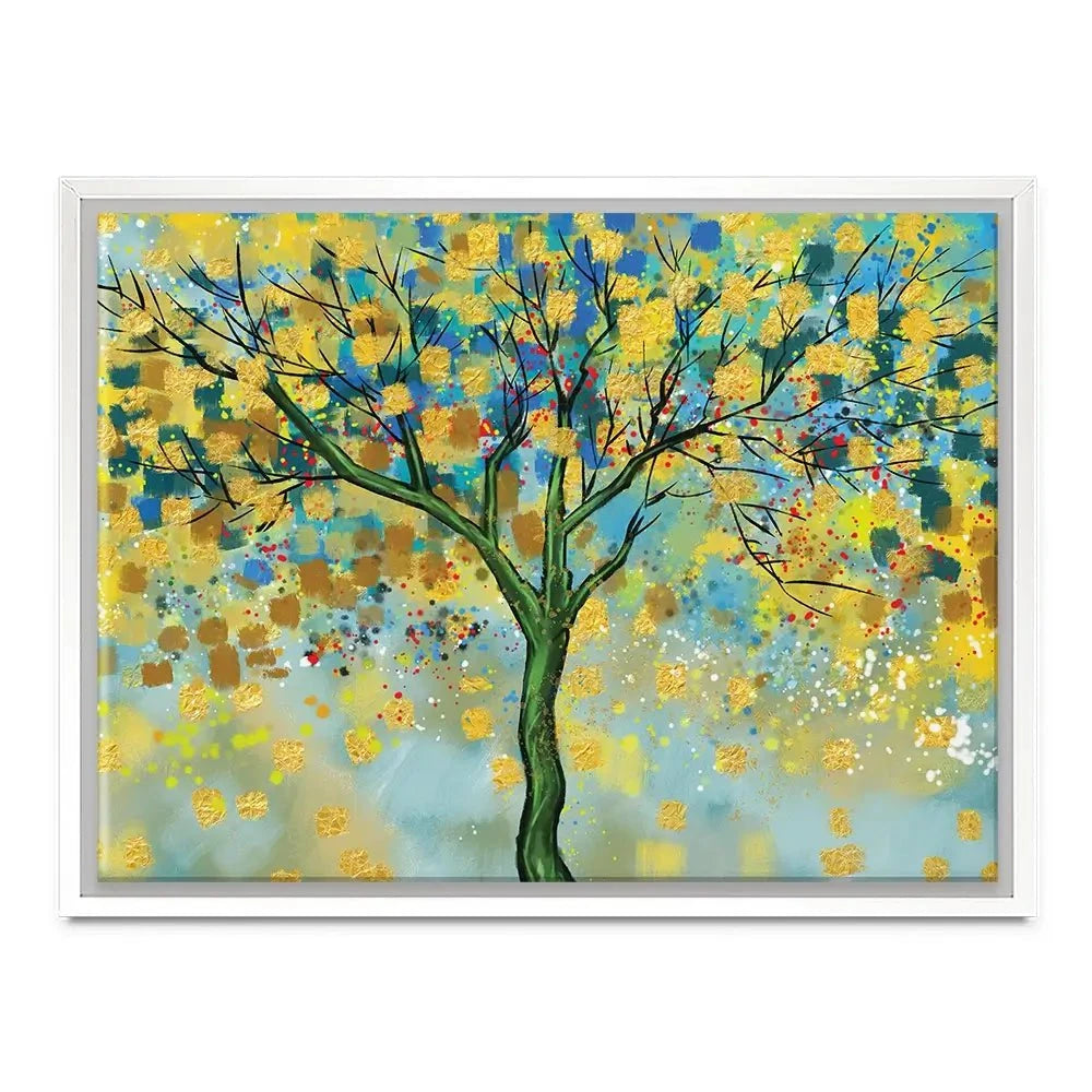 Tree In Colour Canvas Print Tree In Colour Canvas Print wall art product MA_3dwallpaper / Shutterstock
