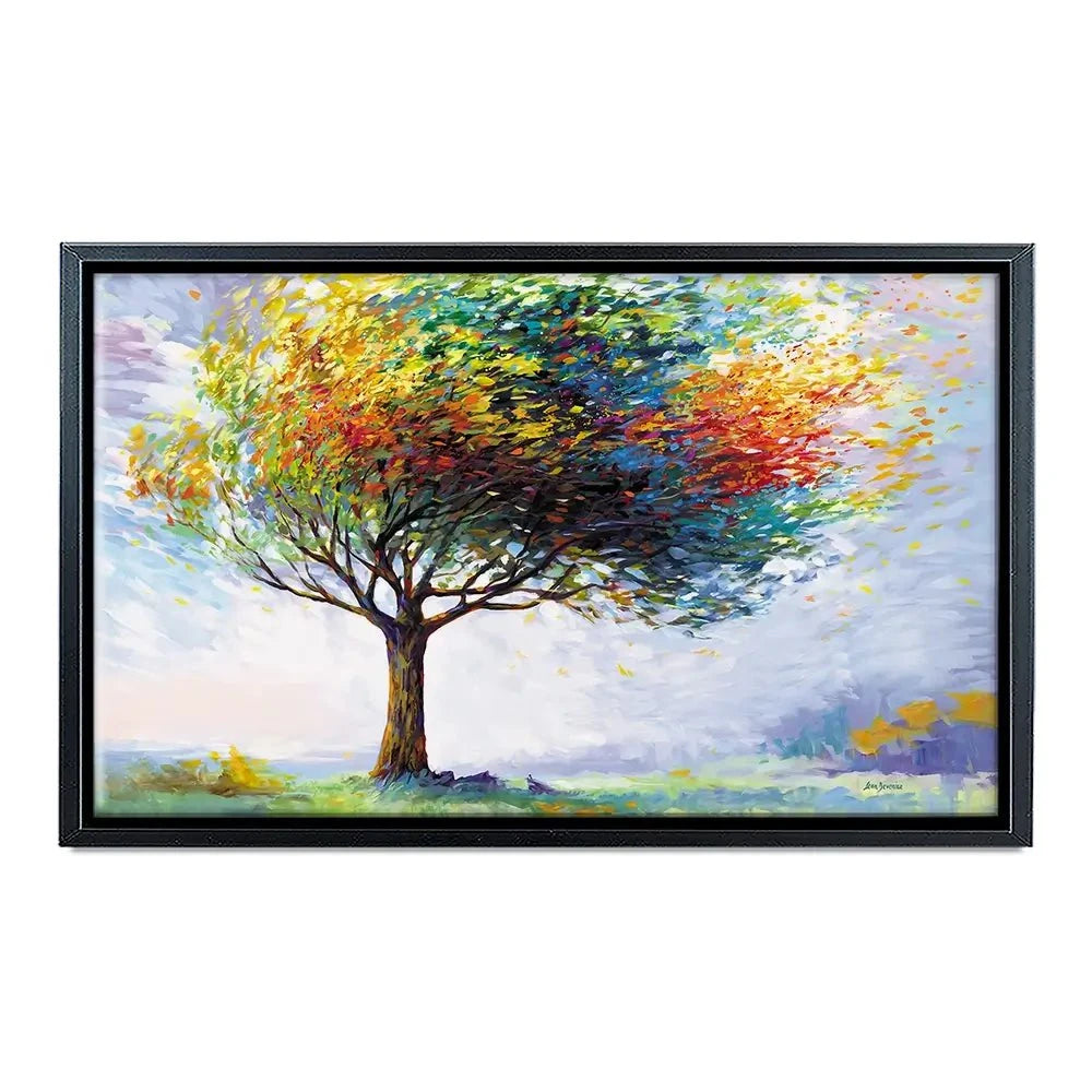 Tree In The Wind Canvas Print Tree In The Wind Canvas Print wall art product Leon Devenice