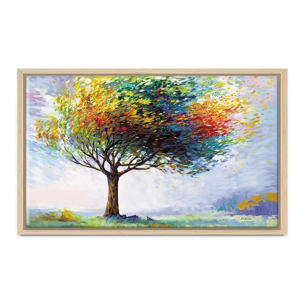 Tree In The Wind Canvas Print Tree In The Wind Canvas Print wall art product Leon Devenice