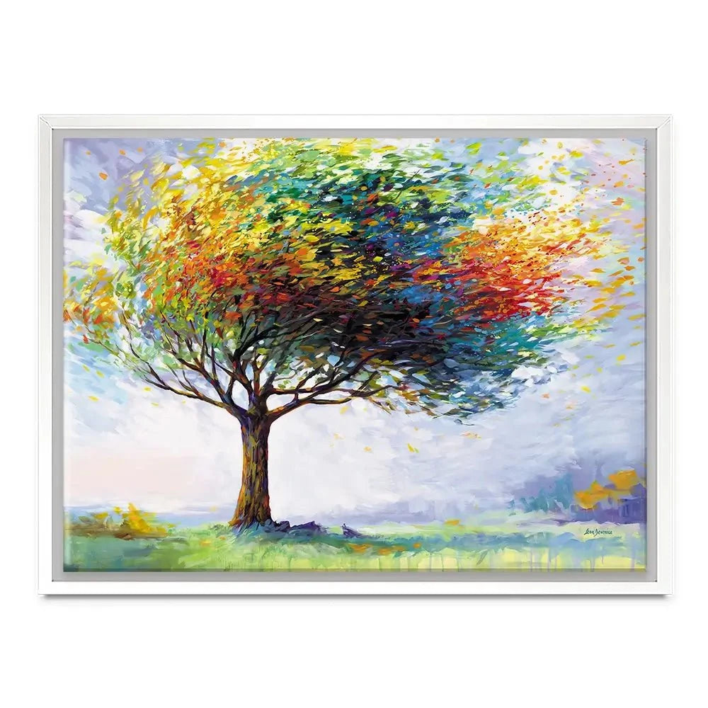 Tree In The Wind Canvas Print Tree In The Wind Canvas Print wall art product Leon Devenice