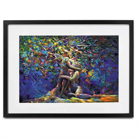 Tree Of Affection Framed Art Print Tree Of Affection Framed Art Print wall art product Leon Devenice