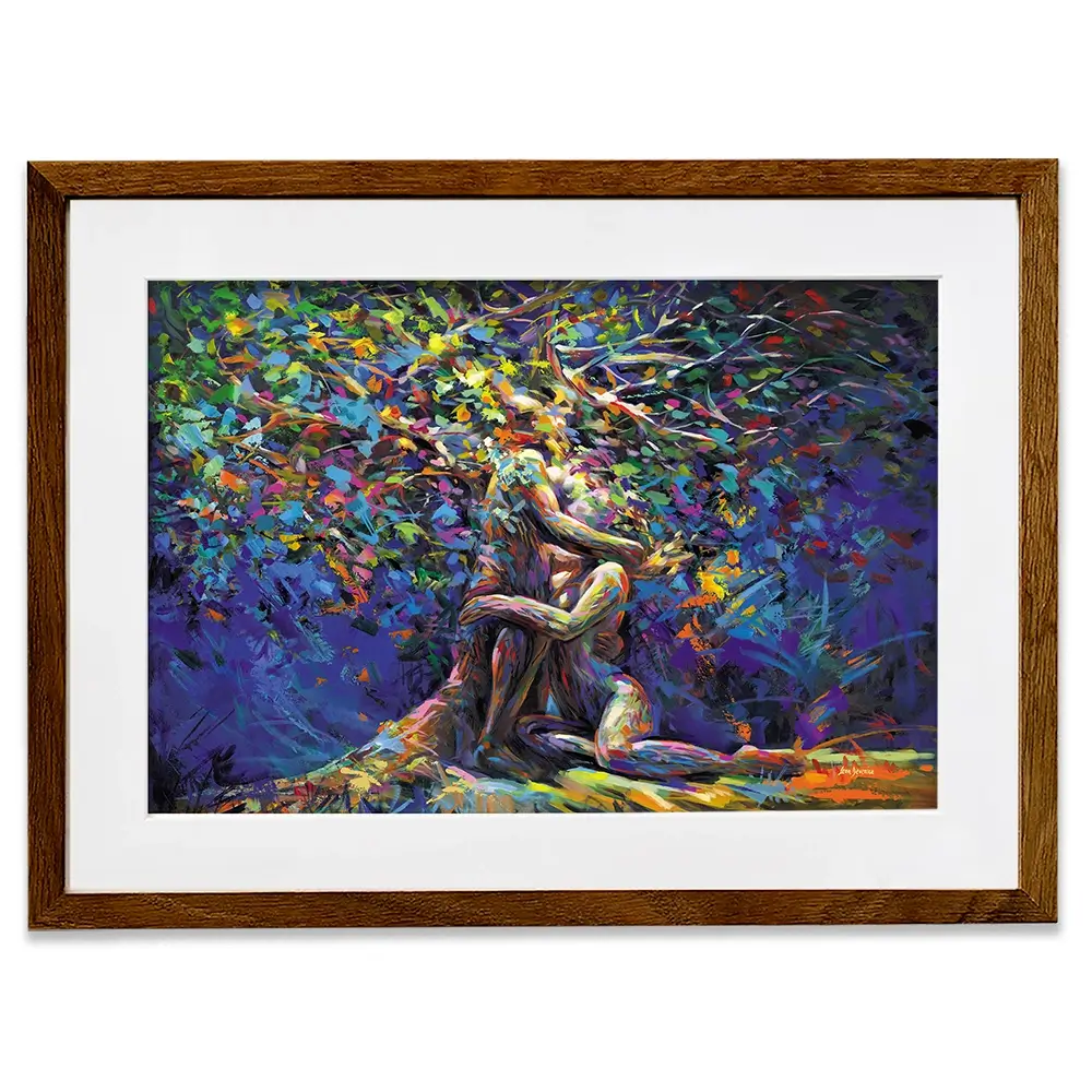 Tree Of Affection Framed Art Print Tree Of Affection Framed Art Print wall art product Leon Devenice