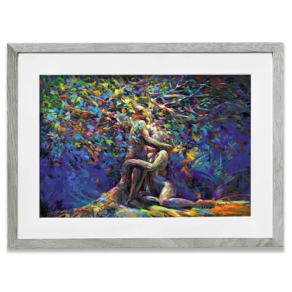 Tree Of Affection Framed Art Print Tree Of Affection Framed Art Print wall art product Leon Devenice