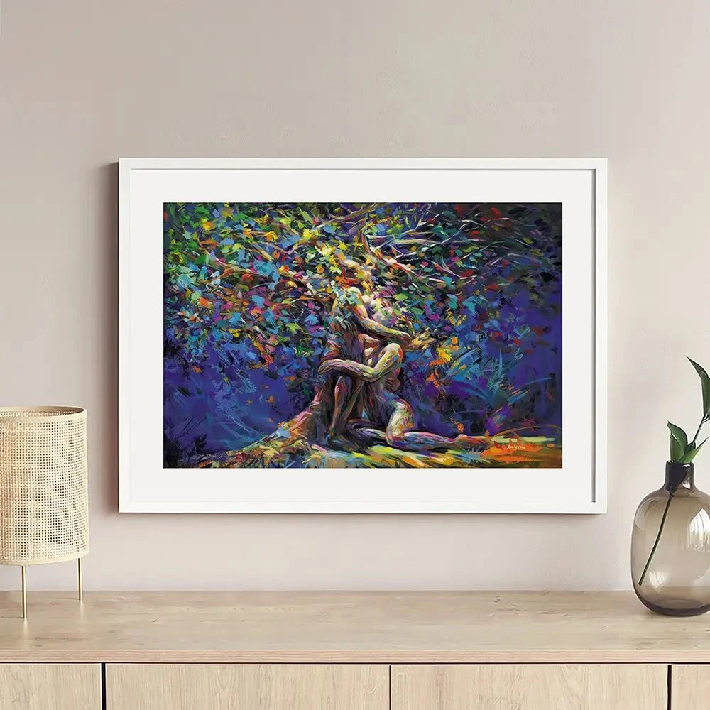 Tree Of Affection Framed Art Print Tree Of Affection Framed Art Print wall art product Leon Devenice