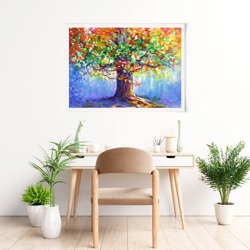 Tree Of Blossoming Romance Art Print wall art product Leon Devenice