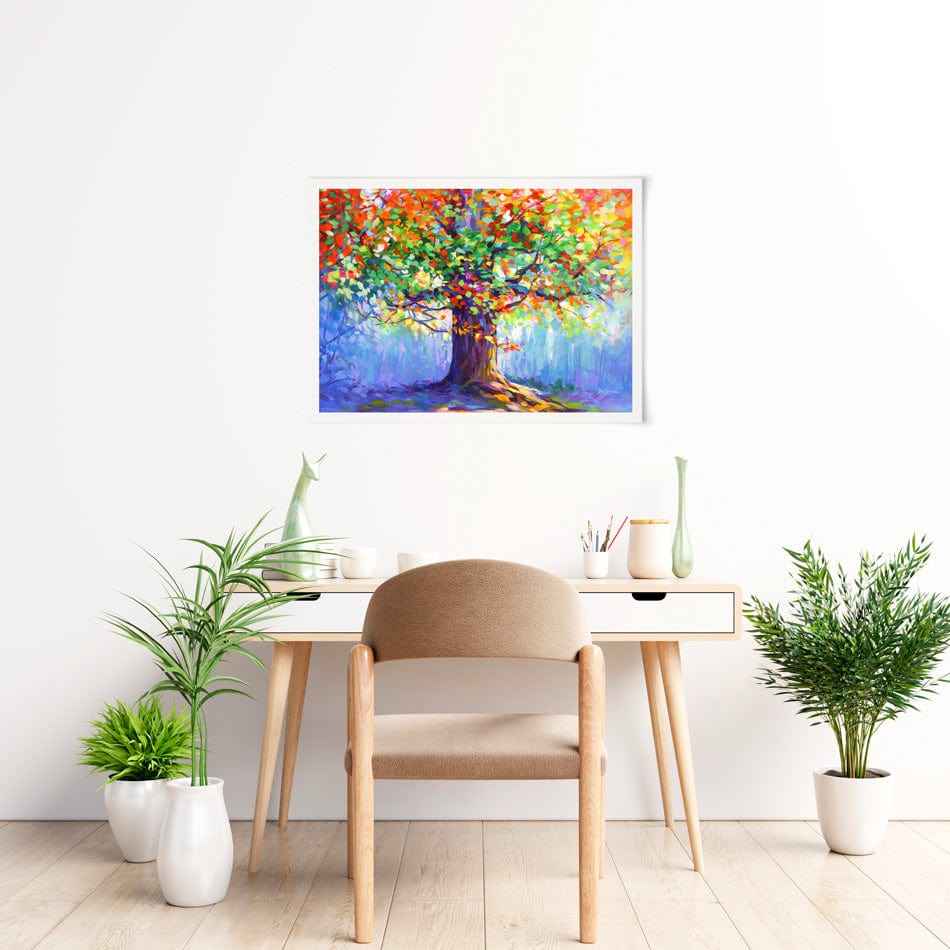 Tree Of Blossoming Romance Art Print wall art product Leon Devenice