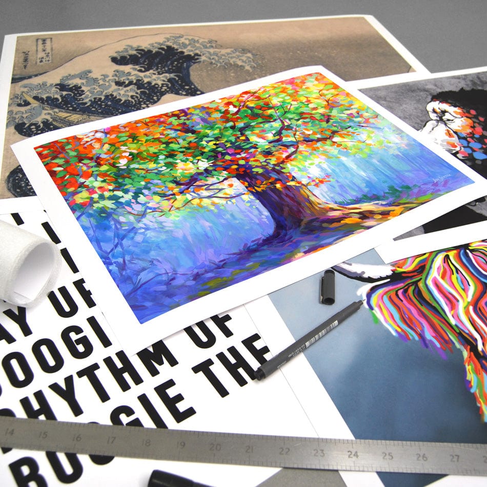 Tree Of Blossoming Romance Art Print wall art product Leon Devenice