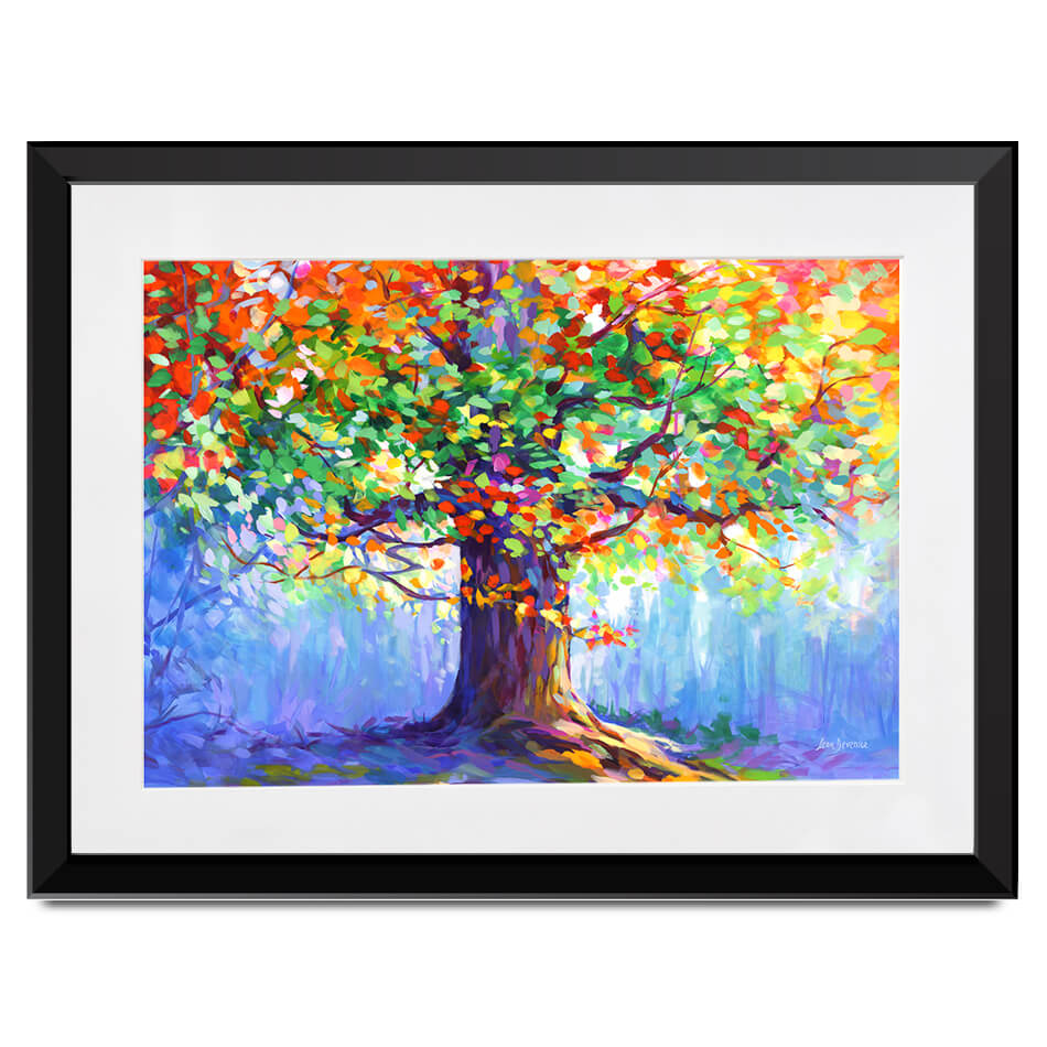 Tree Of Blossoming Romance Framed Art Print Tree Of Blossoming Romance Framed Art Print wall art product Leon Devenice