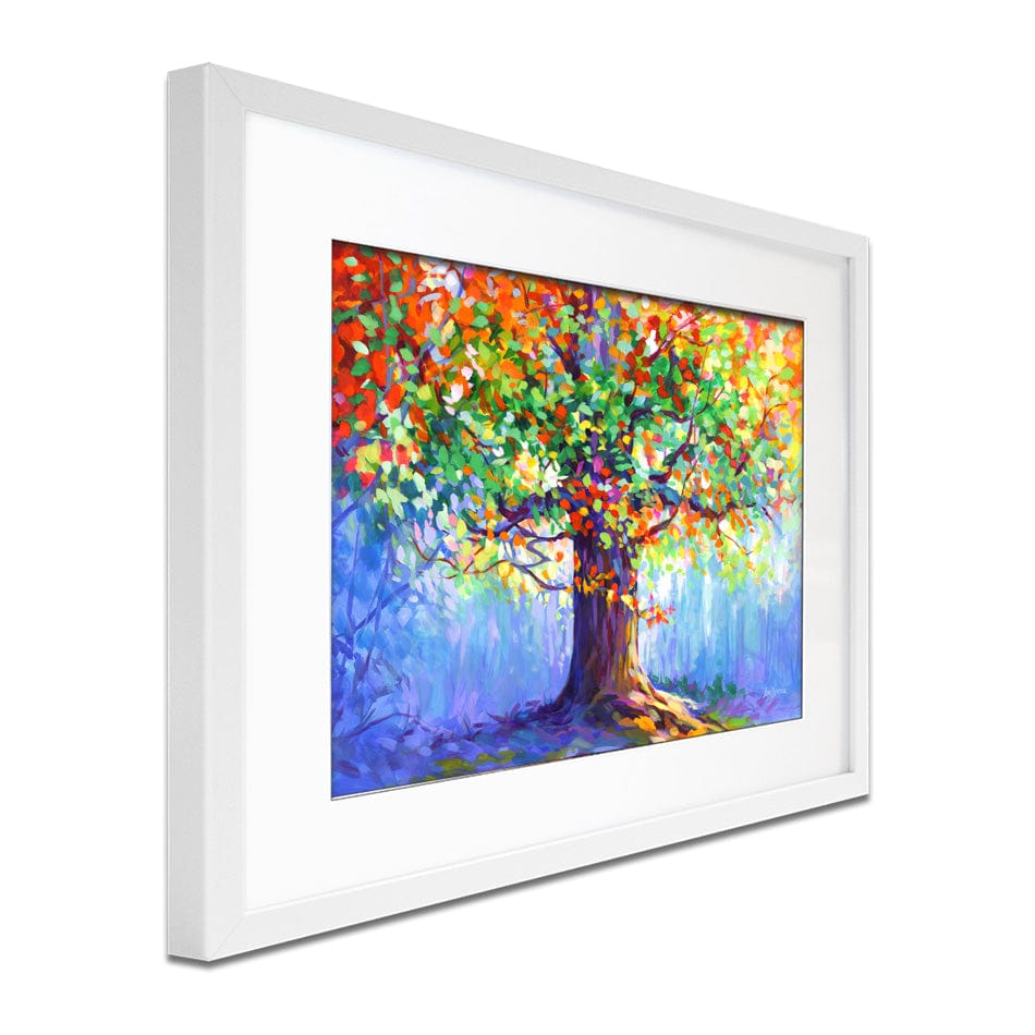 Tree Of Blossoming Romance Framed Art Print wall art product Leon Devenice