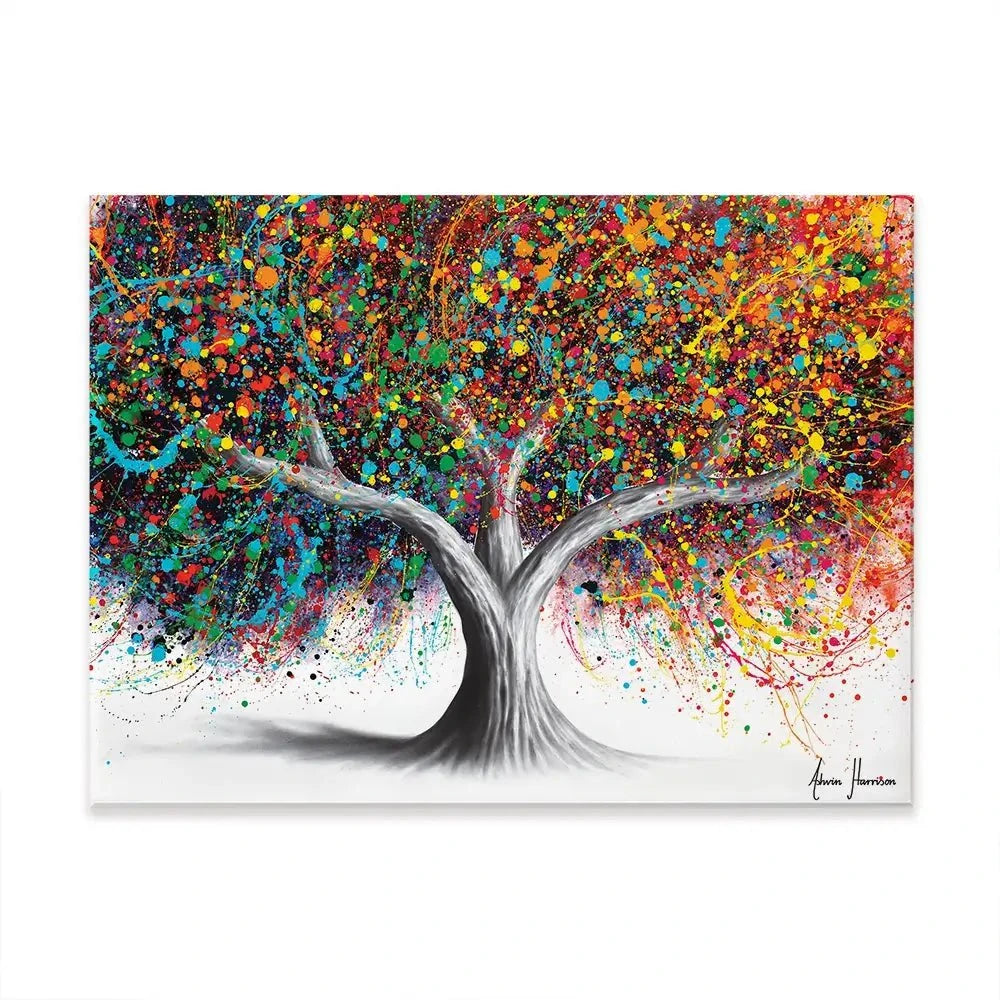 Tree Of Celebration Canvas Print Tree Of Celebration Canvas Print | Tree of Celebration Canvas Artwork wall art product Ashvin Harrison