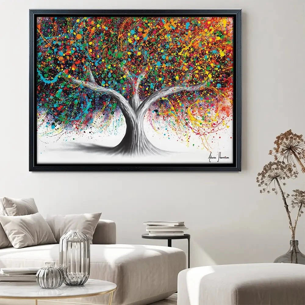 Tree Of Celebration Canvas Print Tree Of Celebration Canvas Print | Tree of Celebration Canvas Artwork wall art product Ashvin Harrison