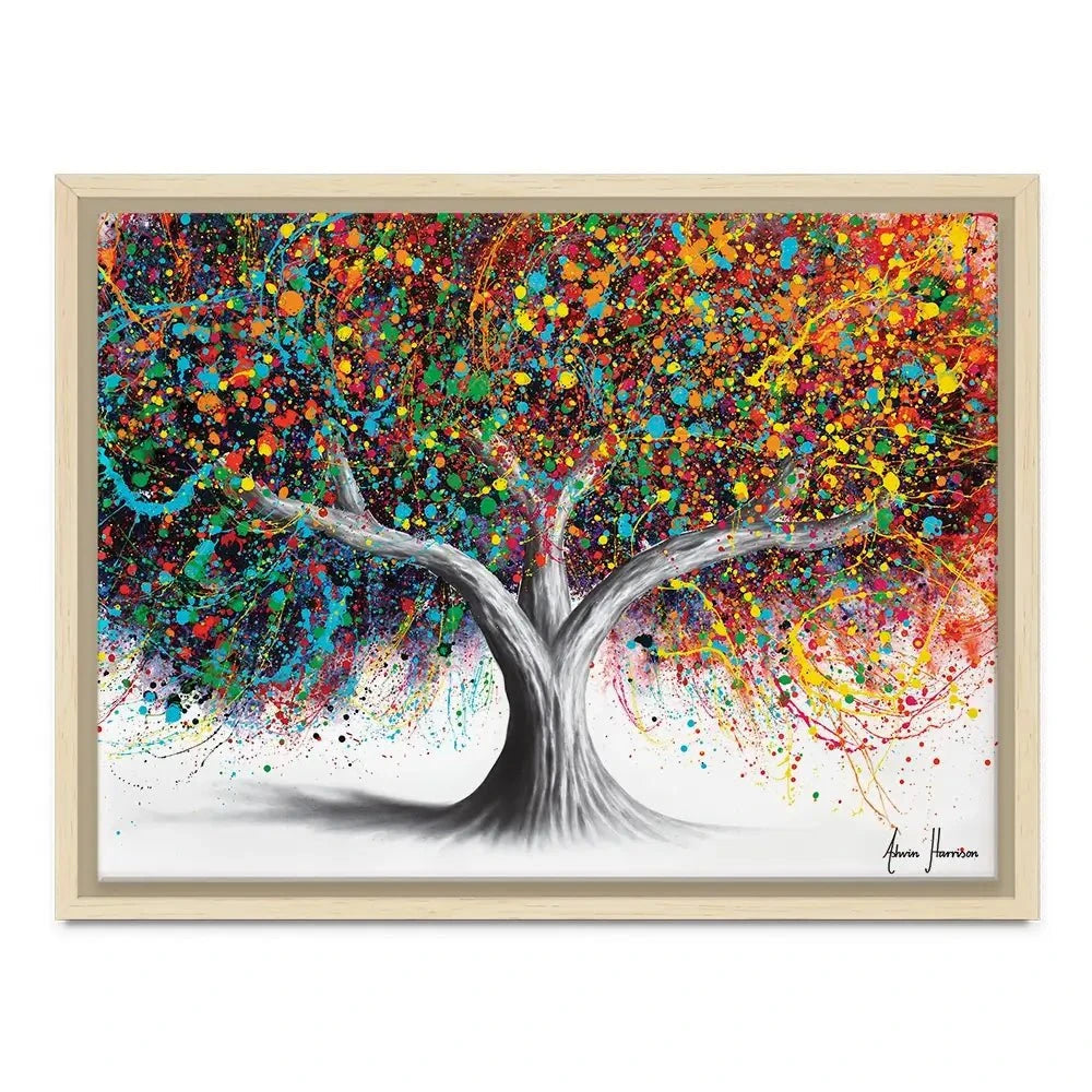 Tree Of Celebration Canvas Print Tree Of Celebration Canvas Print | Tree of Celebration Canvas Artwork wall art product Ashvin Harrison