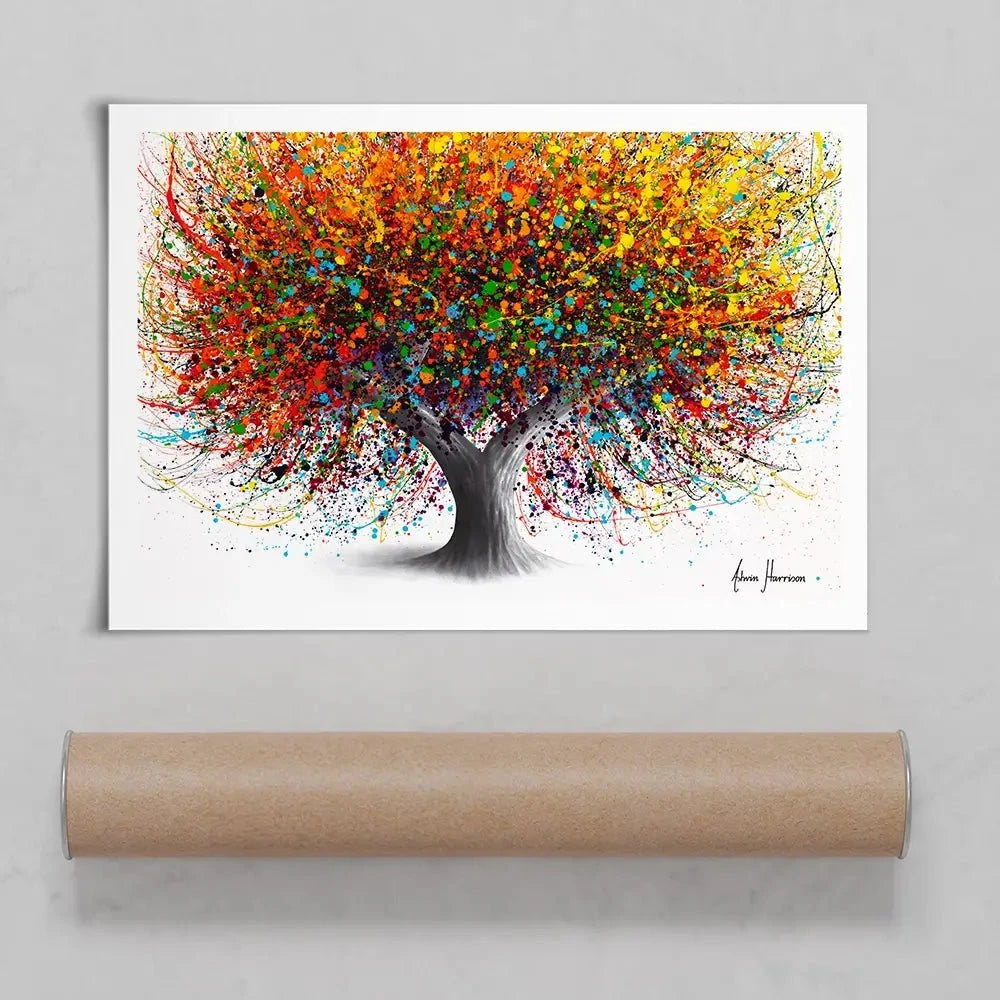 Tree Of Festivity Art Print Tree Of Festivity Art Print wall art product Ashvin Harrison