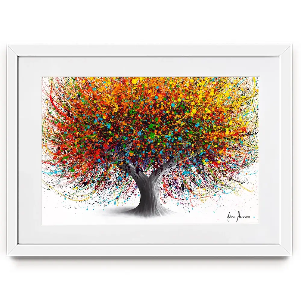 Tree Of Festivity Framed Art Print Tree Of Festivity Framed Art Print wall art product Ashvin Harrison