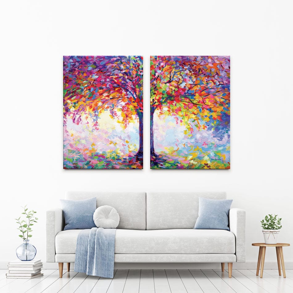 Tree Of Happiness Duo Canvas Print wall art product Leon Devenice