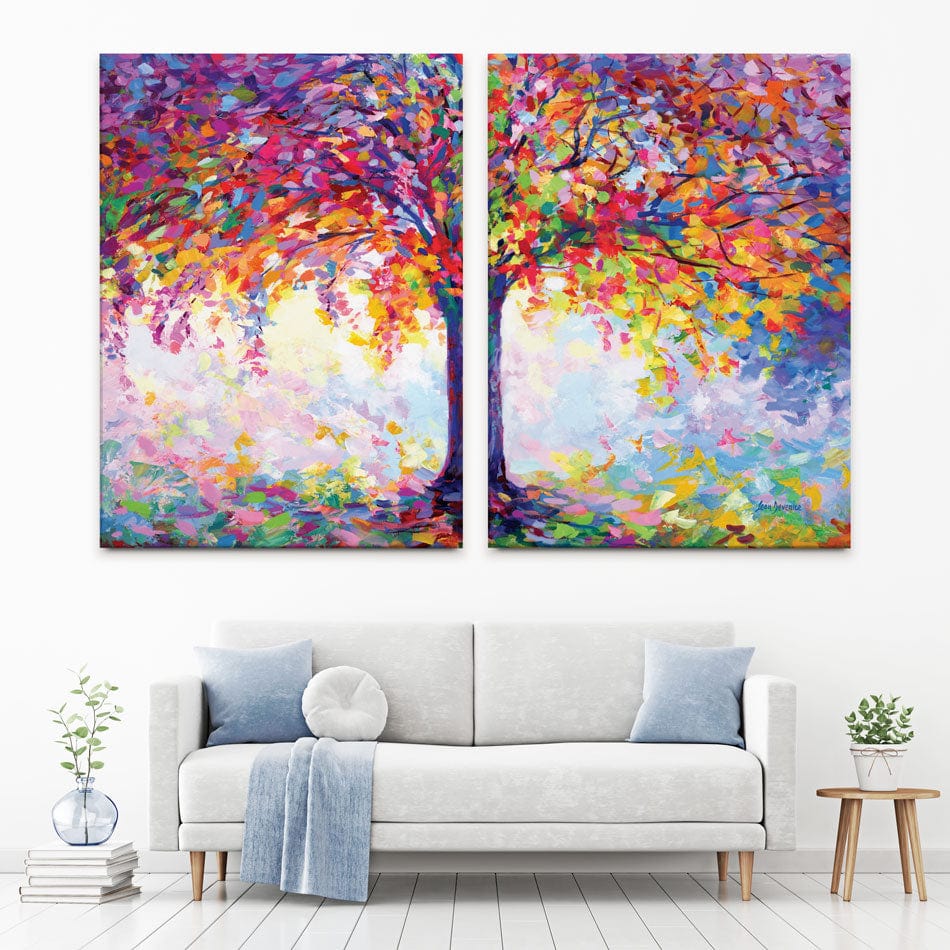 Tree Of Happiness Duo Canvas Print wall art product Leon Devenice