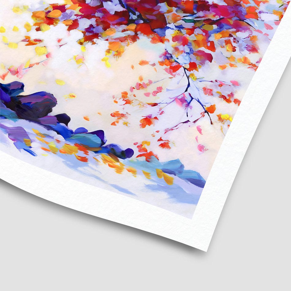 Tree Of Heartfelt Hues Art Print wall art product Leon Devenice