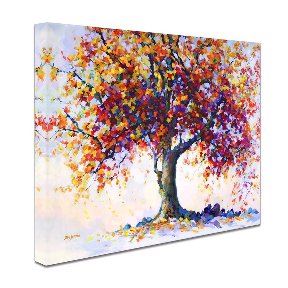 Tree Of Heartfelt Hues Canvas Print wall art product Leon Devenice