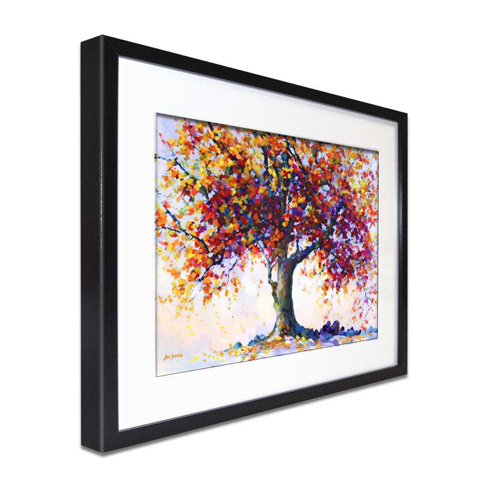 Tree Of Heartfelt Hues Framed Art Print wall art product Leon Devenice