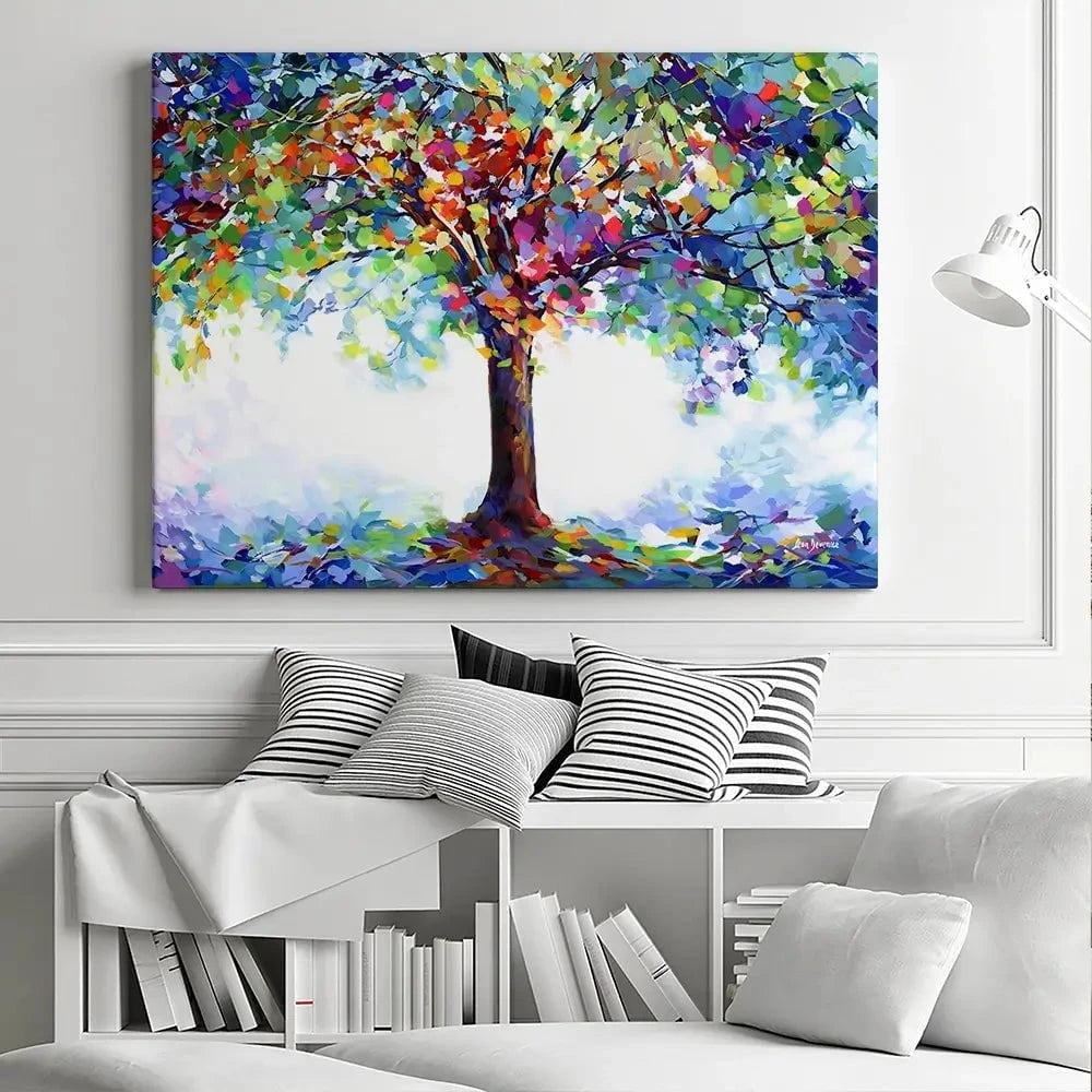 Tree Of Joy And Serenity Canvas Print Tree Of Joy And Serenity Canvas Print wall art product Leon Devenice