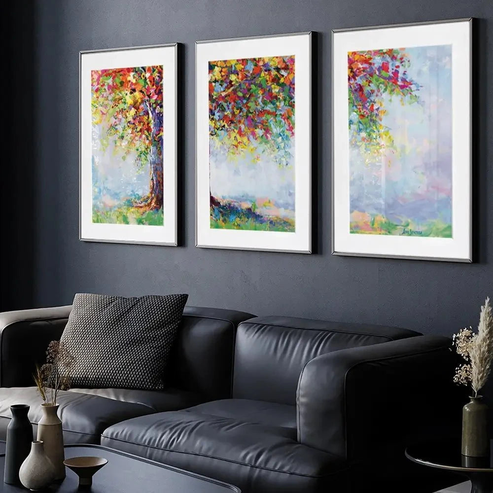 Tree Of Life Framed Art Print Trio Tree Of Life Framed Art Print Trio wall art product Leon Devenice