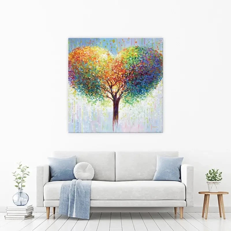 Tree Of Love Canvas Print Tree Of Love Canvas Print wall art product Leon Devenice