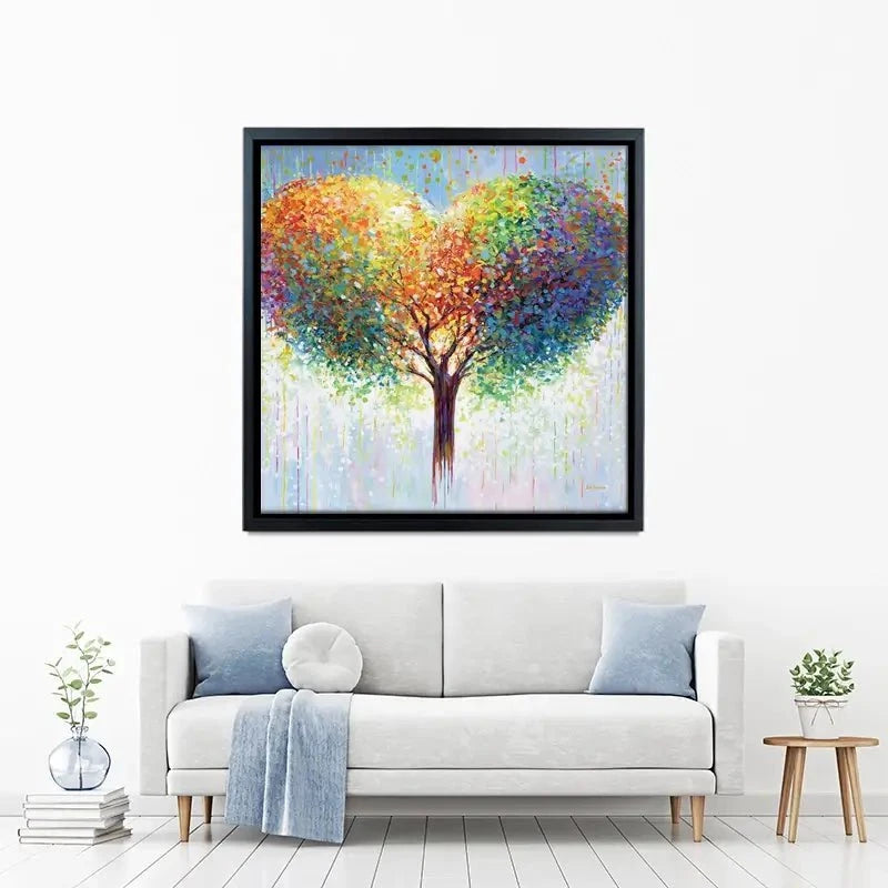 Tree Of Love Canvas Print Tree Of Love Canvas Print wall art product Leon Devenice