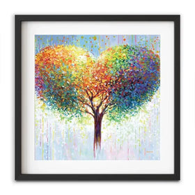 Tree Of Love Framed Art Print Tree Of Love Framed Art Print wall art product Leon Devenice