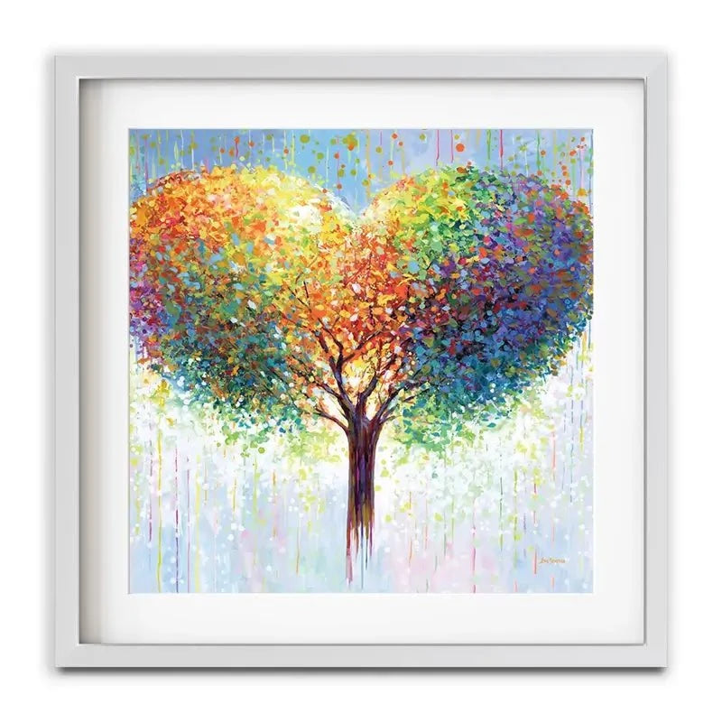 Tree Of Love Framed Art Print Tree Of Love Framed Art Print wall art product Leon Devenice