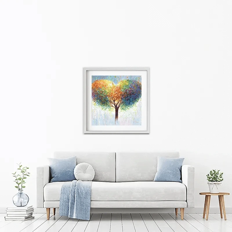Tree Of Love Framed Art Print Tree Of Love Framed Art Print wall art product Leon Devenice