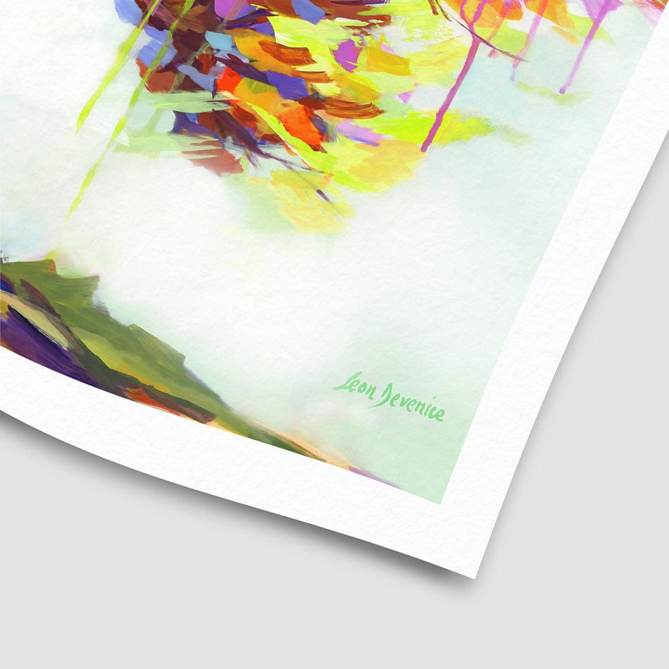 Tree Of Melting Love Art Print wall art product Leon Devenice